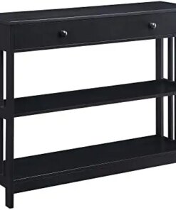 1 Drawer Console Table, Black