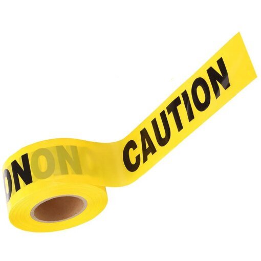 Buy 1 Roll of Public Place Warning Tape Halloween Party Layout Caution Tape Bar Caution Tape online shopping cheap