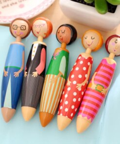 1 pc Cute Girl Chunky Pen School Office Stationery supplies