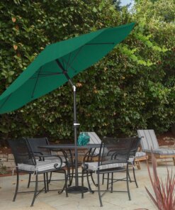 10-Foot Auto Tilt Patio Umbrella, Hunter Green
