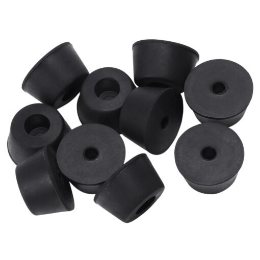 Buy 10 pcs 21 x 12 mm conical recessed foot feet rubber buffer Material: rubber online shopping cheap