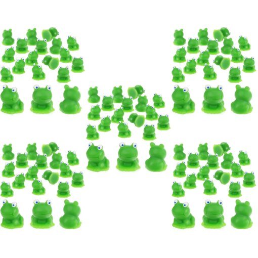 Buy 100 Pcs Little Frog Frogs Decors Figurines Mini Toy Small Ornaments Statues Resin Number Toys online shopping cheap