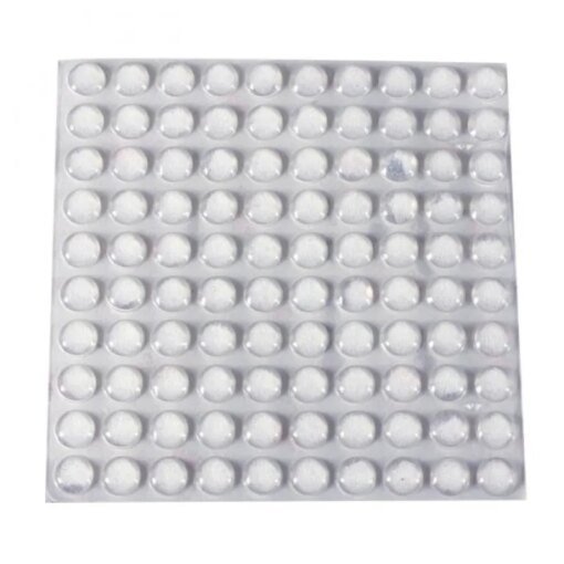 Buy 100 Pcs Self Adhesive Round Silicone Rubber Bumpers Soft Transparent Black Anti Slip shock absorber Feet Pads Damper online shopping cheap
