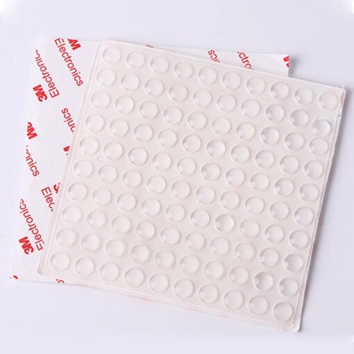 Buy 100Pcs Damper Pads Self Adhesive Round Silicone Rubber Bumper Anti Slip Shock Absorber Feet Clear Pads for Plaster Cement Crafts online shopping cheap