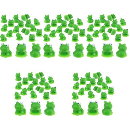 Buy 100Pcs Little Frog Resin Crafts Miniature Landscape Statues Ornaments Artificial Frogs Figurines Small Model Garden Decoration online shopping cheap