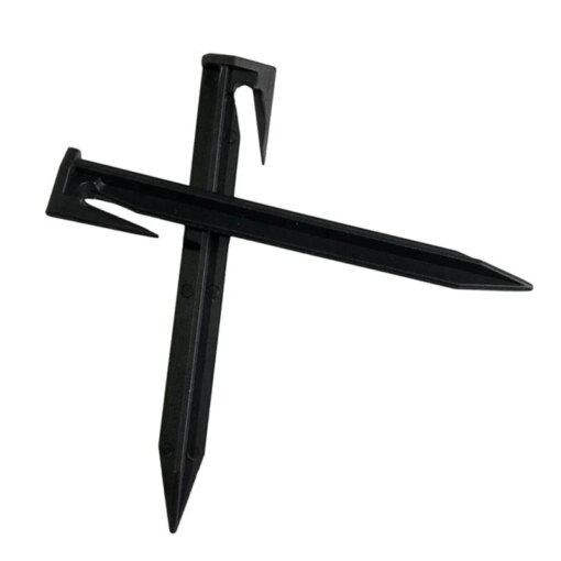 Buy 100Pcs Plastic Boundary Wire Stakes Lawn Pegs Landscape Staples For Use In Garden Lawn Fence Lawn Mover Cable Peg online shopping cheap