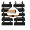 Buy 10/20Pcs Plastic Bed Replacement 2 Sizes Sofa Bed Slat Black Centre End Caps Holders Inner Rubber Sleeve Furniture Accessories online shopping cheap