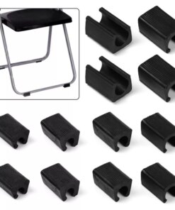 10Pcs Durable U Shaped Chair Leg Pad Useful Non-slip Tube Caps Anti-front Tilt Damper Stool Pipe Clamp Glides Floor Protector