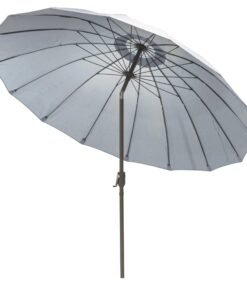 Buy 10ft Outdoor Patio Umbrella 16 Fiberglass Ribs Patio Market Aluminium Tilt W/ Crank Outdoor Yard Garden--Light Blue online shopping cheap