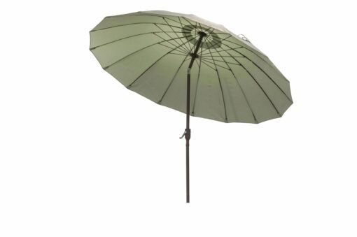 Buy 10ft Outdoor Patio Umbrella 16 Fiberglass Ribs Patio Market Aluminium Tilt W/ Crank Outdoor Yard Garden--Light Green online shopping cheap