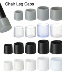 10pcs Rubber Feet Protector Pads Plastic Pipe Cover Furniture Table Chair Covers Hole Plugs Dust Cover Furniture Leveling Feet