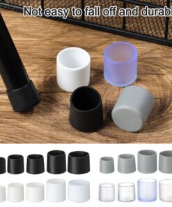10pcs/set New Round Bottom Socks Floor Protectors Silicone Pads Plastic Pipe Cover Chair Leg Caps Furniture Feet