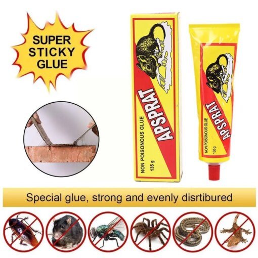 Buy 135g Tube Sticky Mouse Mice Rat Glue Ready to Use Strong Self-Adhesive Glue Common Household Pests Catch Trap Insect Catcher online shopping cheap