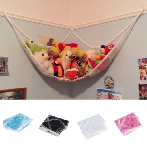 Buy 1PC 4 Colors S/M/L Cute Children Bedroom Toys Hammock Net Stuffed Animals Toys Hammock Net Organize Storage Mesh Holder online shopping cheap