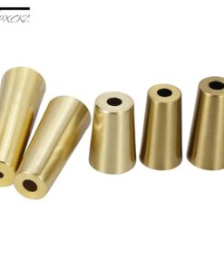 1Pc Furniture Leg Tip Cap Gold Brass Copper Cabinet Leg Cover Chair Feet Protector Sofa Leg Tube Metal Cup Furniture Fittings
