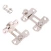 Buy 1Pc Two Design Specifications Door Lock 90 Degree Stainless Steel Hook Latch Window Cabinet Locks Stainless Steel Door Buckle online shopping cheap