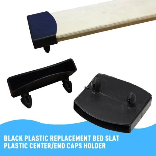 Buy 1Pcs Black Plastic Square Replacement Sofa Bed Slat Rubber Centre Holders Sleeve End Inner Caps Durable X7M2 online shopping cheap