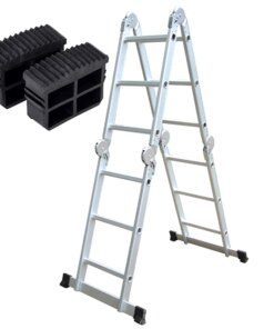 1pcs Black Rubber step ladder feet Anti-Slip Folding Step Ladder Feet Pad Ladder Foot Grip Cover Protector Replacement Tools