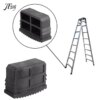 Buy 1pcs Black Rubber step ladder feet Anti-Slip Folding Step Ladder Feet Pad Ladder Foot Grip Cover Protector Replacement Tools online shopping cheap