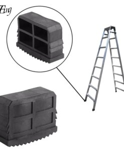 1pcs Black Rubber step ladder feet Anti-Slip Folding Step Ladder Feet Pad Ladder Foot Grip Cover Protector Replacement Tools