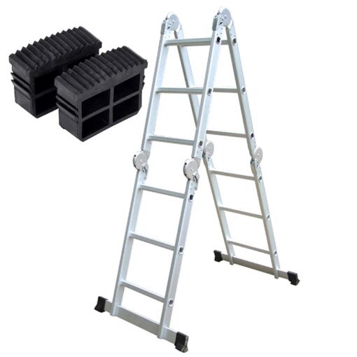 Buy 1pcs Black Rubber step ladder feet Anti-Slip Folding Step Ladder Feet Pad Ladder Foot Grip Cover Protector Replacement Tools online shopping cheap