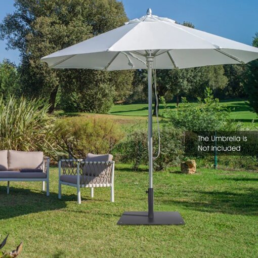 Buy 20 Inches Patio Umbrella Base with 4 Adjustable Footpads Large Umbrella Base Outdoor Umbrella Accessories online shopping cheap