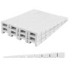 Buy 20 Pcs Composite Shims Furniture Leveling Wedges Table Levelers Adjustable Cupboard White online shopping cheap