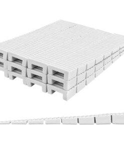 20 Pcs Composite Shims Furniture Leveling Wedges Table Levelers Adjustable Cupboard White