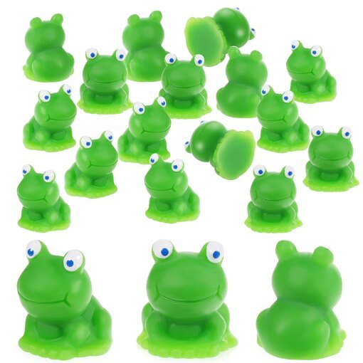 Buy 20 Pcs Little Frog Resin Crafts Small Frogs Figurines Miniature Landscape Statues online shopping cheap