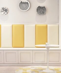 2020 2023 New anti -collision Breathable moisture -proof soft -wrapped bedside plate wall stickers decoration