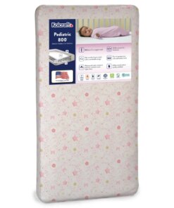 2023 Kolcraft Pediatric 800 Extra Firm Ultra Deluxe, 80 Coil Crib and Toddler Mattress, White