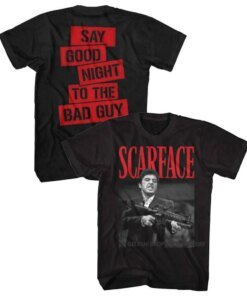 2023 Movie Scarface T-shirt Men’s Fashion Cotton T-shirt Summer Men’s T-shirt Boys Hip Hop Top T-shirt Horror Women’s Top Plus S