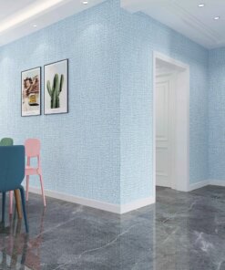 2023 new background wall simple linen self-adhesive environmental protection wall bag