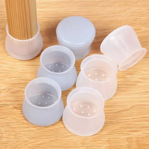 Buy 20pcs Silicon Furniture Leg Protection Cover Table Feet Pad Floor Protector For Chair Leg Floor Protection Anti-slip Table Legs online shopping cheap