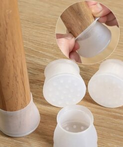 20pcs Silicone Furniture Leg Protection Cover Table Feet Pad Floor Protector For Chair Floor Protection Anti-slip
