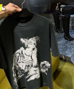 23SS High Street Vintage ERD T Shirt Men Women Heavy Fabric Cotton Casual Oversized Tee Hip Hop T-Shirt With Tags
