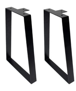 2Pcs Trapezoid Table Legs Desk Legs Furniture Legs Replacement DIY Dining Table Legs Bench Legs for Night Stands Supplies