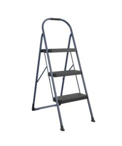 3-Step BIG Step Steel Step Stool, 225 lb. Weight Capacity, ANSI Type II (Navy)