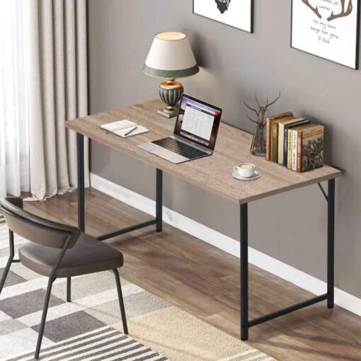 Buy 39 inch Computer Desk Home Office Desk Writing Study Table Modern Simple Style PC Desk with Metal Frame Gaming Desk Workstation online shopping cheap