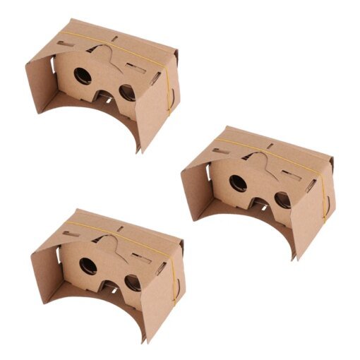 Buy 3X 6 Inch DIY 3D VR Virtual Reality Glasses Hardboard For Google Cardboard online shopping cheap