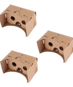 3X 6 Inch DIY 3D VR Virtual Reality Glasses Hardboard For Google Cardboard