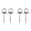 Buy 4 Pcs 304 Stainless Steel Screw Bracket Heavy Duty 180° Swing Hangers Yoga Hammock Chair Sandbag Hardware Swing Sets online shopping cheap