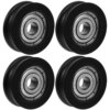 Buy 4 Pcs Closet Door Window Bearing Pulley Heavy Duty Castors Sliding Wheel See Track online shopping cheap
