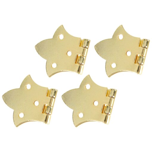 Buy 4 Pcs Cupboard Hinges Cabinet Doors Replacement Ordinary Metal For Crafts Small online shopping cheap