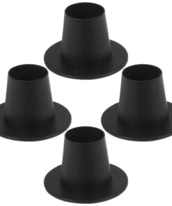 4 Pcs Wedding Table Decoration Holders For Pillar Candles Metal Retro Taper Vintage Stand