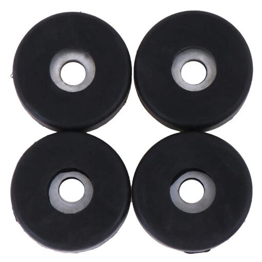 Buy 4 Pieces Black Universal Tape Rubber Pad Feet Bumper Washer Outer Diameter: 30Mm Holes Diameter:6Mm Heigh:10Mm online shopping cheap