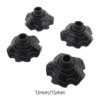 Buy 4 Pieces Moon Chair Leg Protectors Outdoor Chair Leg Tips Caps Black Seat Non Slip Chair Feet Floor Protectors for Camping Home online shopping cheap
