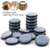 Buy 4/8Pcs Furniture Sliders Pads Sliding Block Table Chair Leg Mat Floor Protector For Hardwood Rug PTFE online shopping cheap