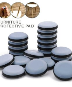 4/8Pcs Furniture Sliders Pads Sliding Block Table Chair Leg Mat Floor Protector For Hardwood Rug PTFE