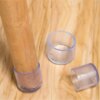 Buy 4PCS Transparent Silicone Chair Leg Cover Square/Round Non-slip Furniture Feet Caps Furniture Leveling Feet Hole Plug Dust Cover online shopping cheap